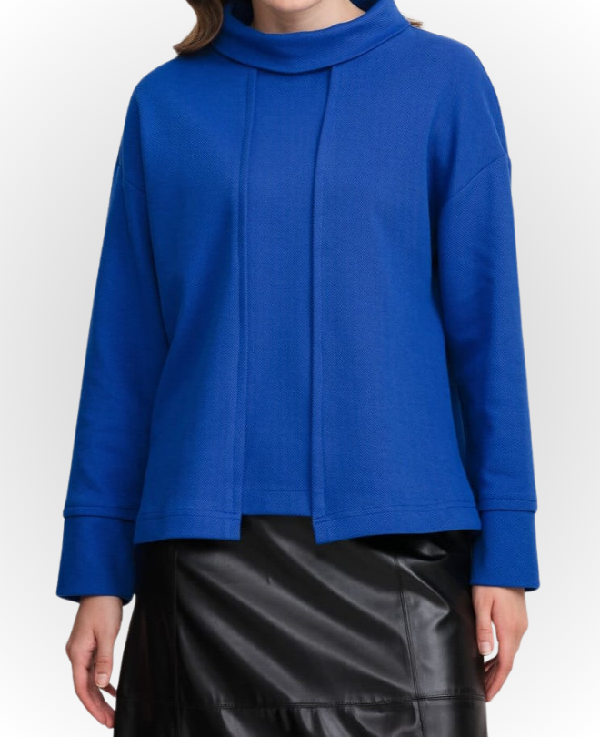 Blouse à Col Montant